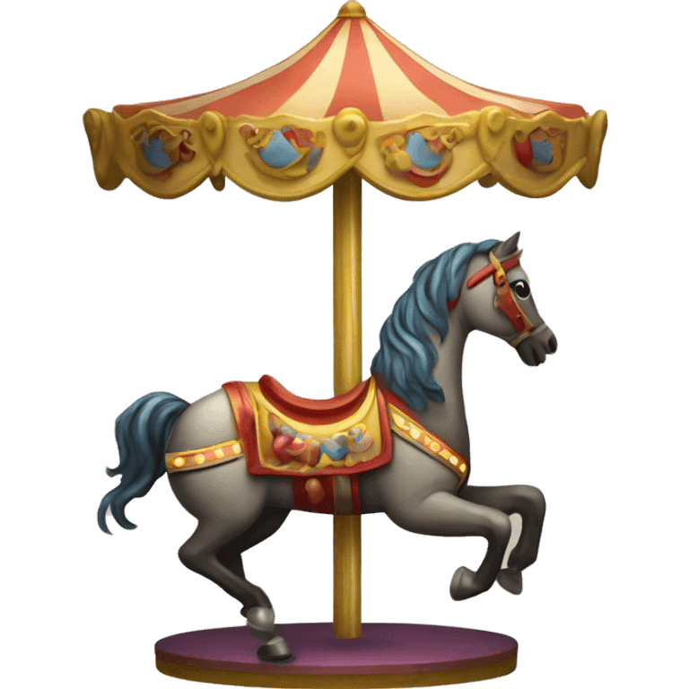 carousel horse from carnival  emoji