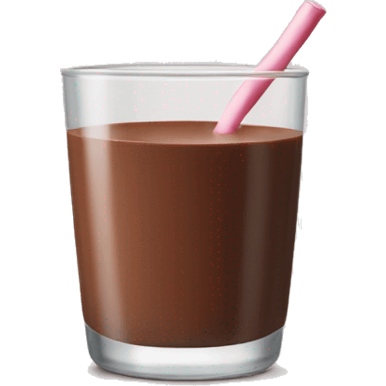 glass of chocolate milk emoji