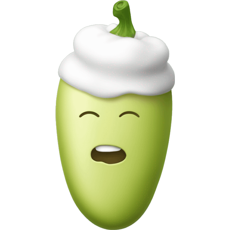 cornichon avec lait qui en sort emoji