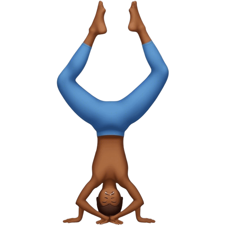 Headstand  emoji