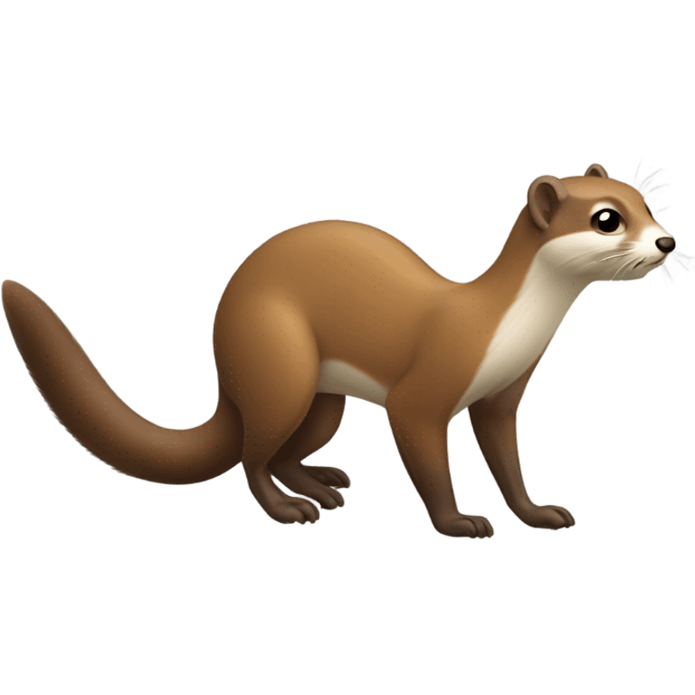 Weasel at work emoji