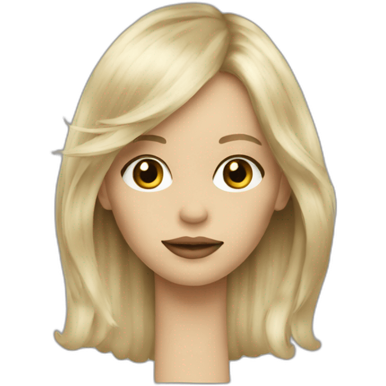 Freja blond hair emoji