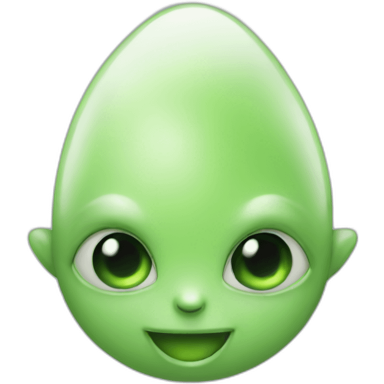 cute alien emoji