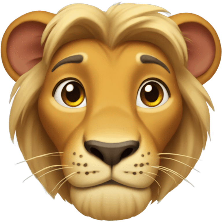 Simba from the lion king  emoji