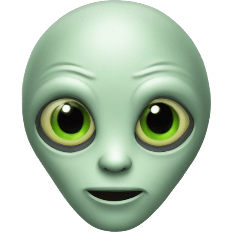 Alien funny emoji