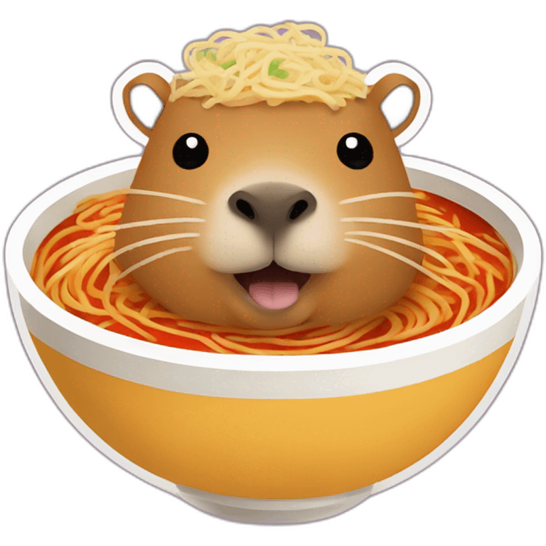 capybara ramen emoji