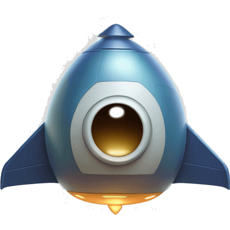 Flying alien spaceship rocket ship shaped birdhouse emoji