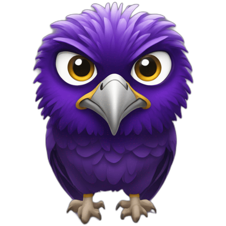 Purple Eagle Eye emoji