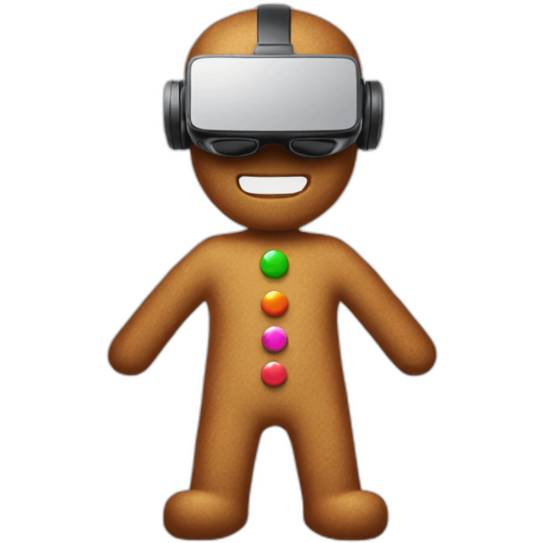 gingerbread-man-in-vr-headset-full body emoji