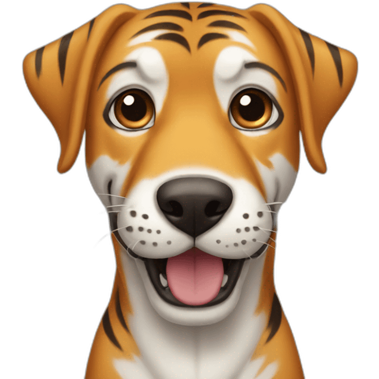 tiger dog emoji