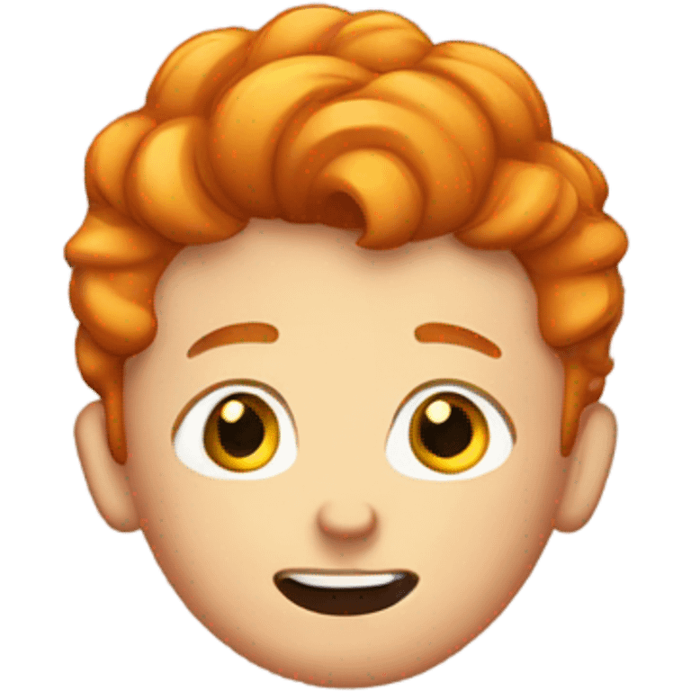 Ginger gay kid emoji