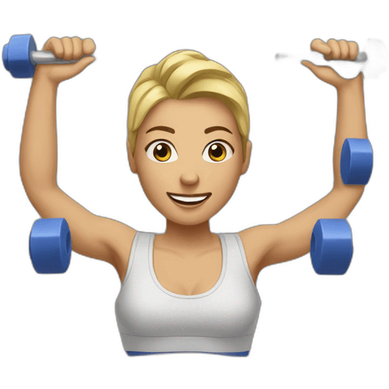 fitness coach emoji