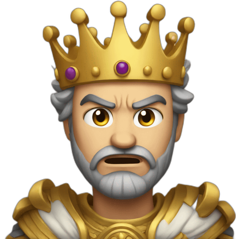 angry king emoji