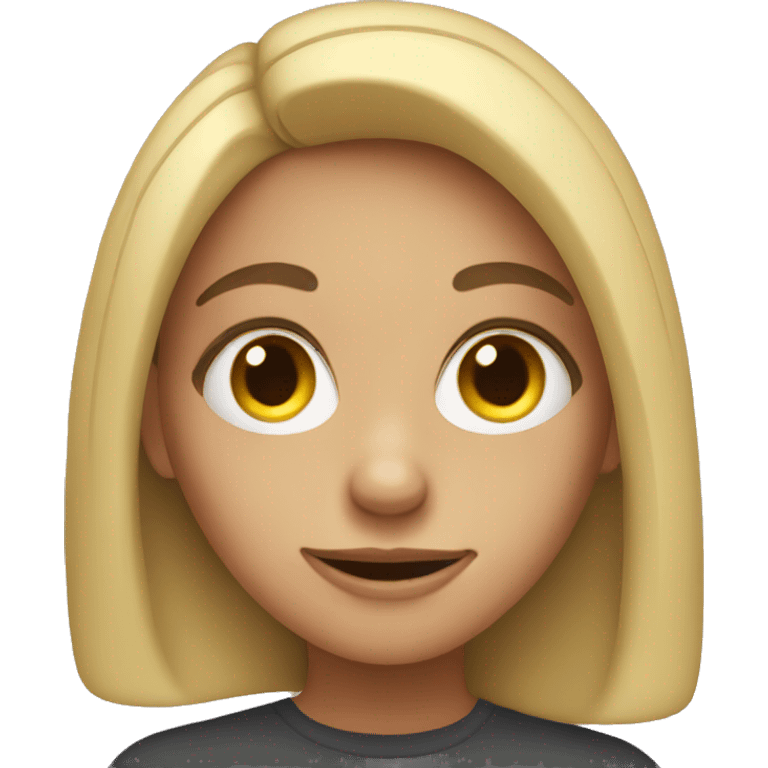 Nosey girl emoji