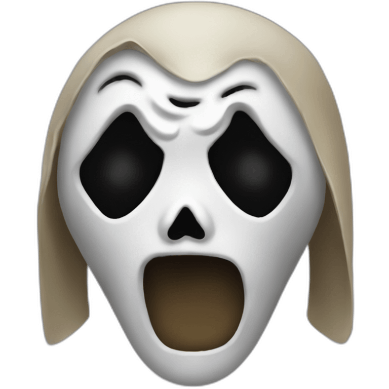 Ghostface from scream emoji