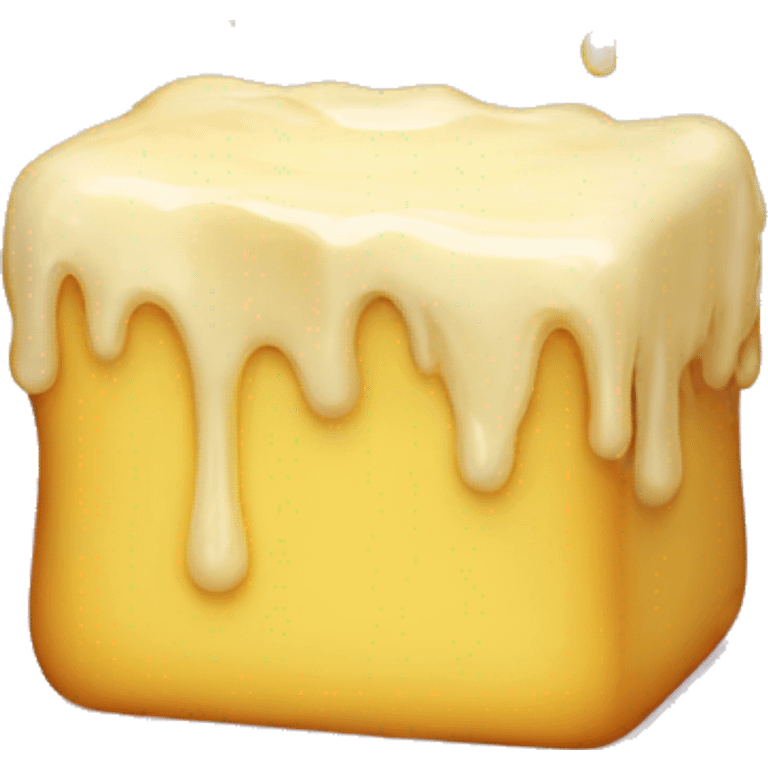 melting butter block emoji