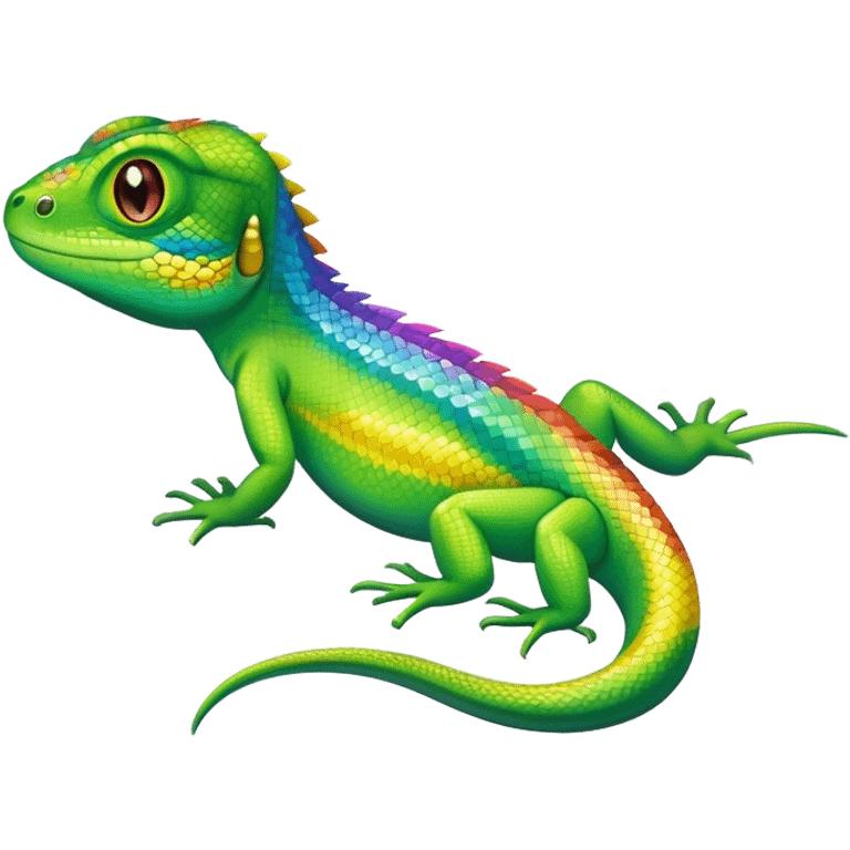 gay lizard  emoji