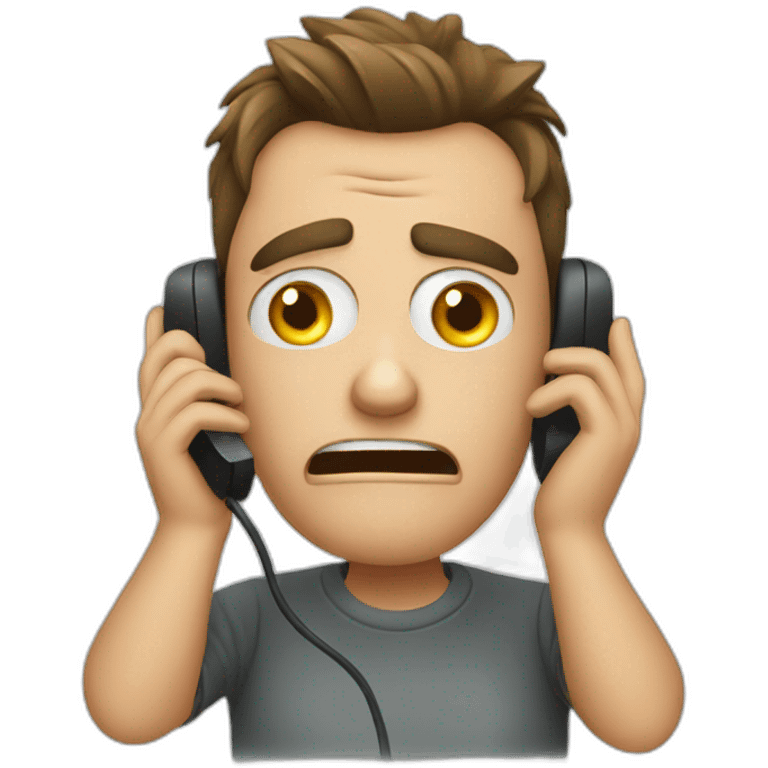 Client scared of phone emoji