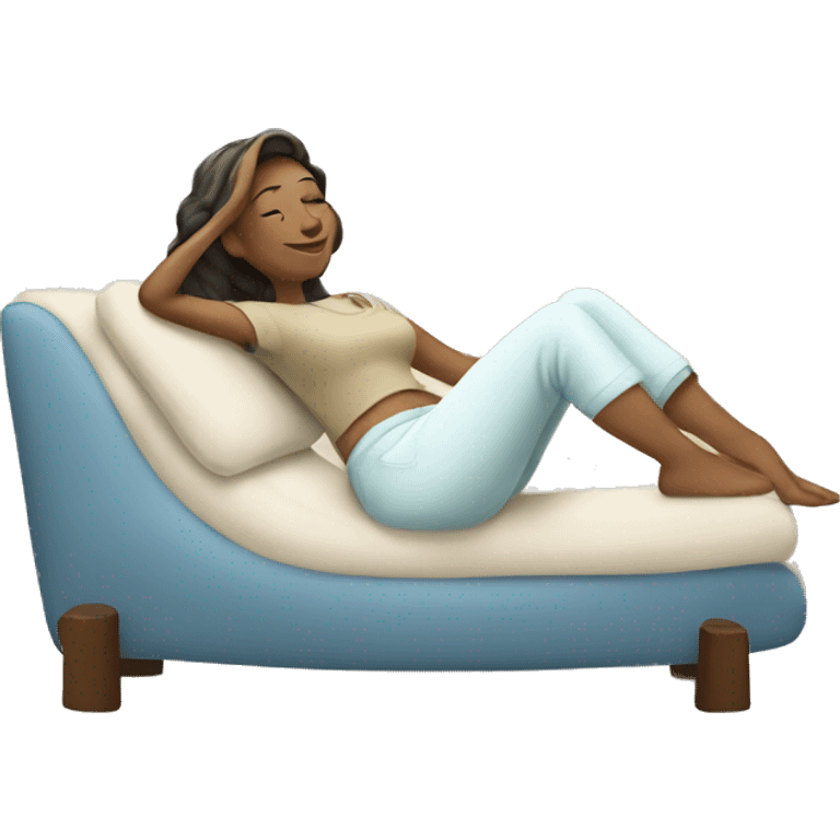 Relaxing lady emoji