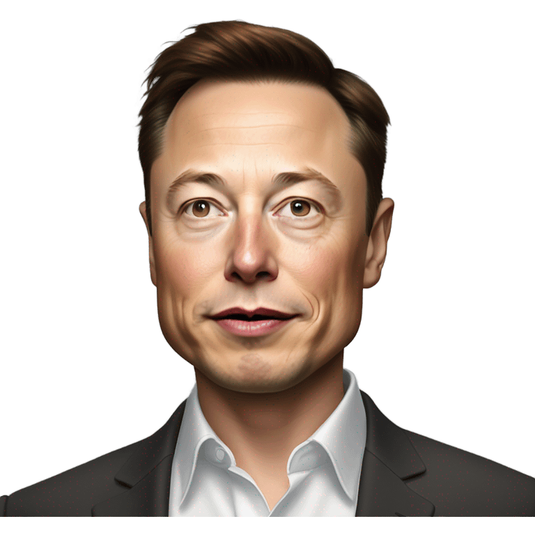 photorealistic elon musk emoji