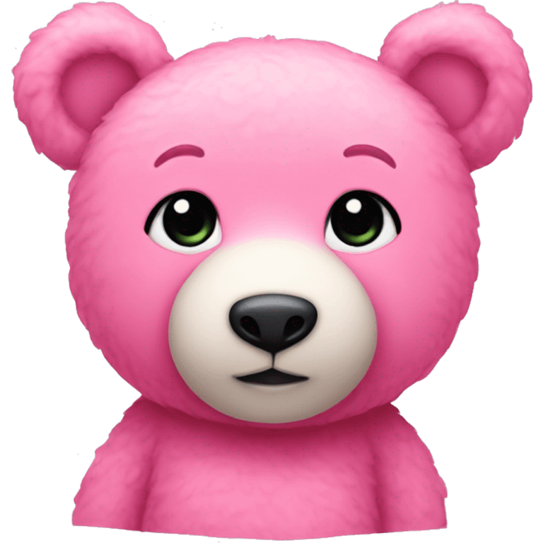 pink teddy bear emoji