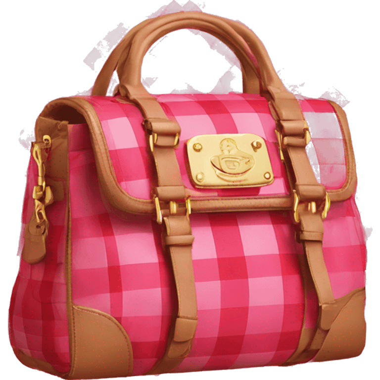 plaid juicy couture bag emoji