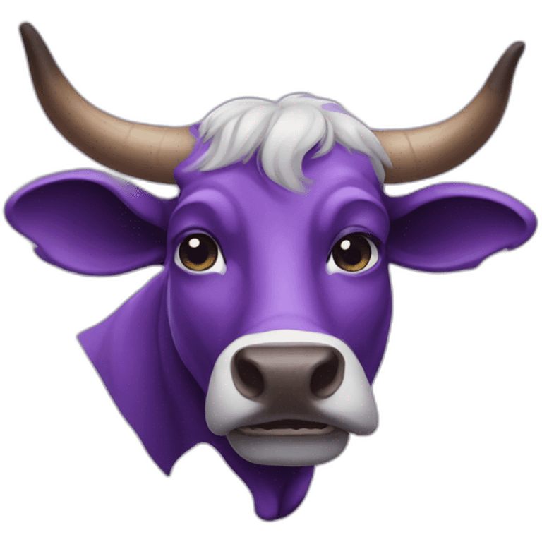 purple-skinned cow-ear giant emoji