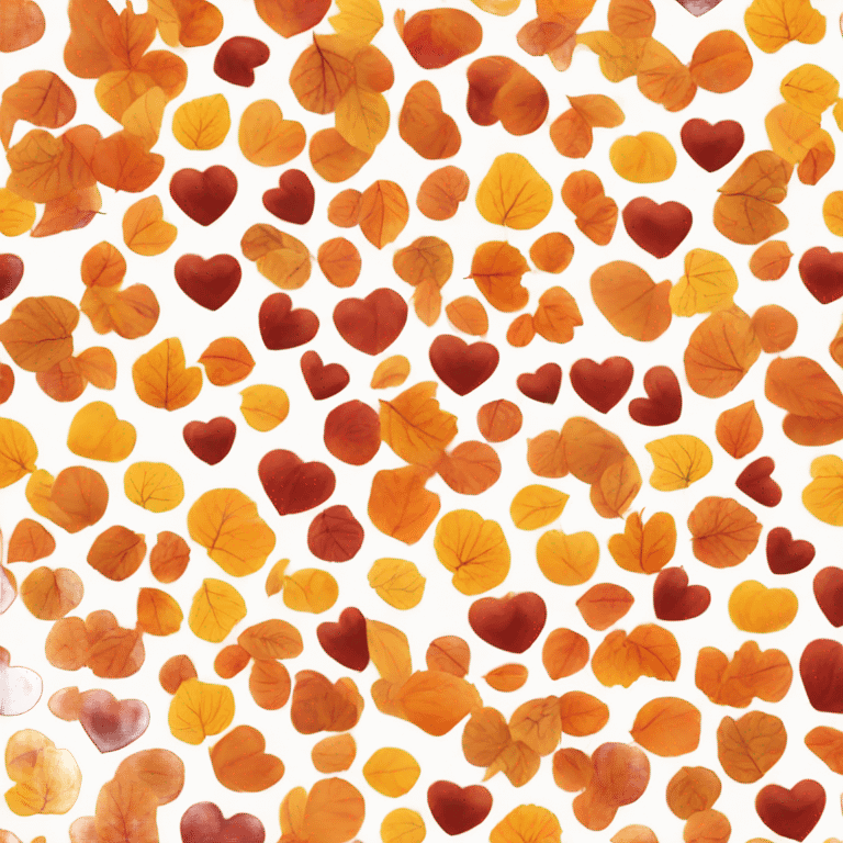 Heart of the autumn colors  emoji