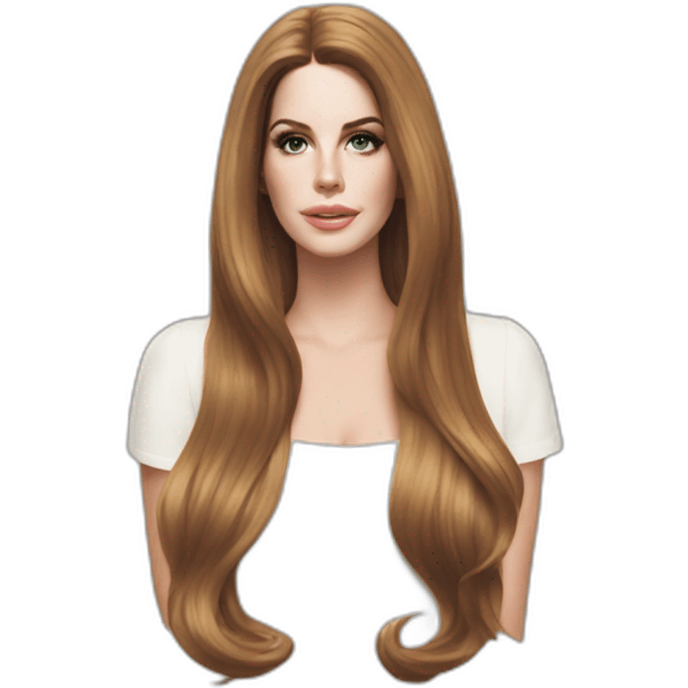 Lana del rey long hair emoji