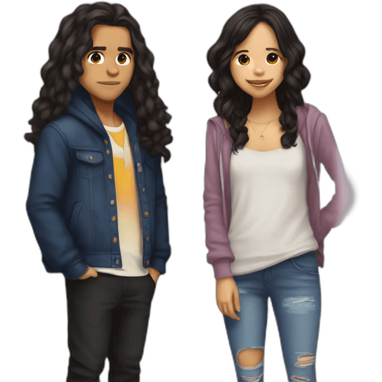 Jenna Ortega et orelsan emoji