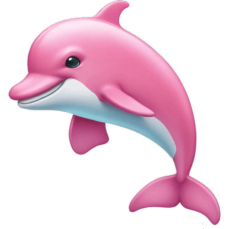 Pink dolphin emoji