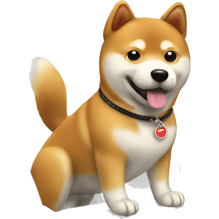 Shiba Inu in the airplane emoji