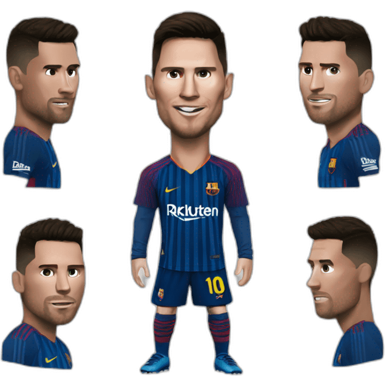 Messi bat Ronaldo emoji