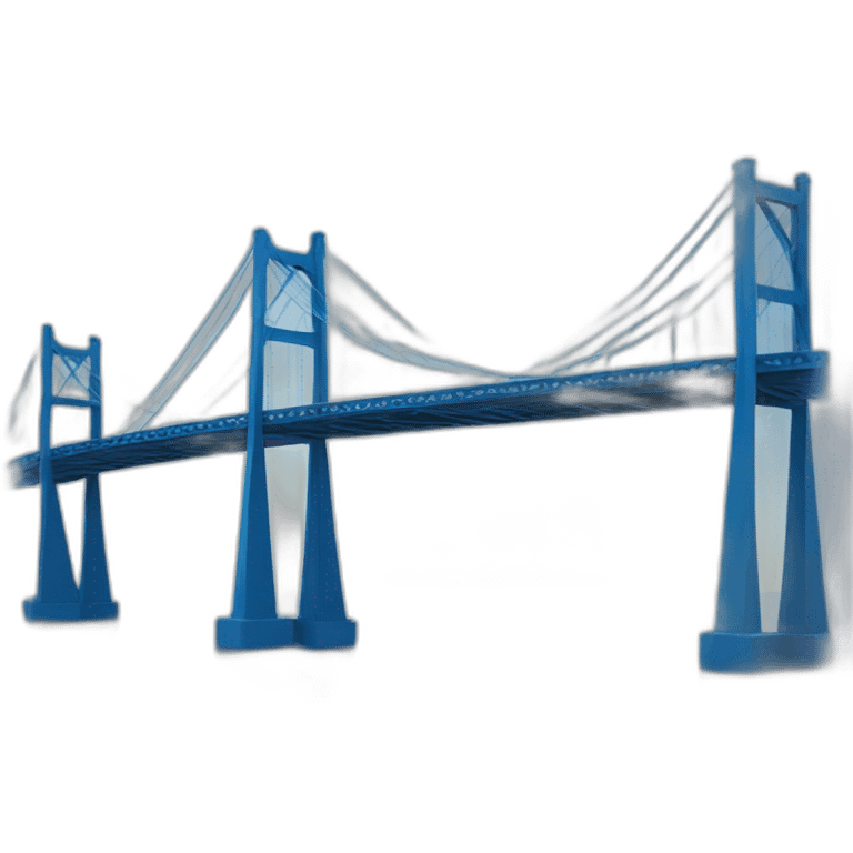 blue bridge emoji