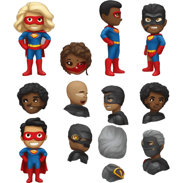 Super hero emoji