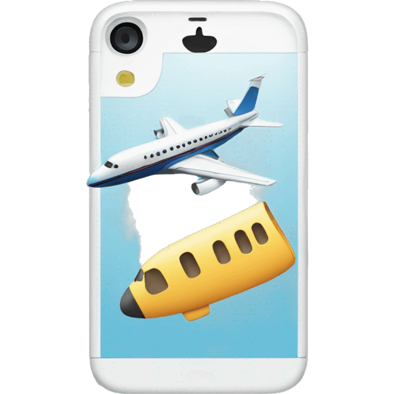 iphone on a skie jet emoji