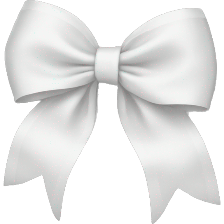 White bow emoji