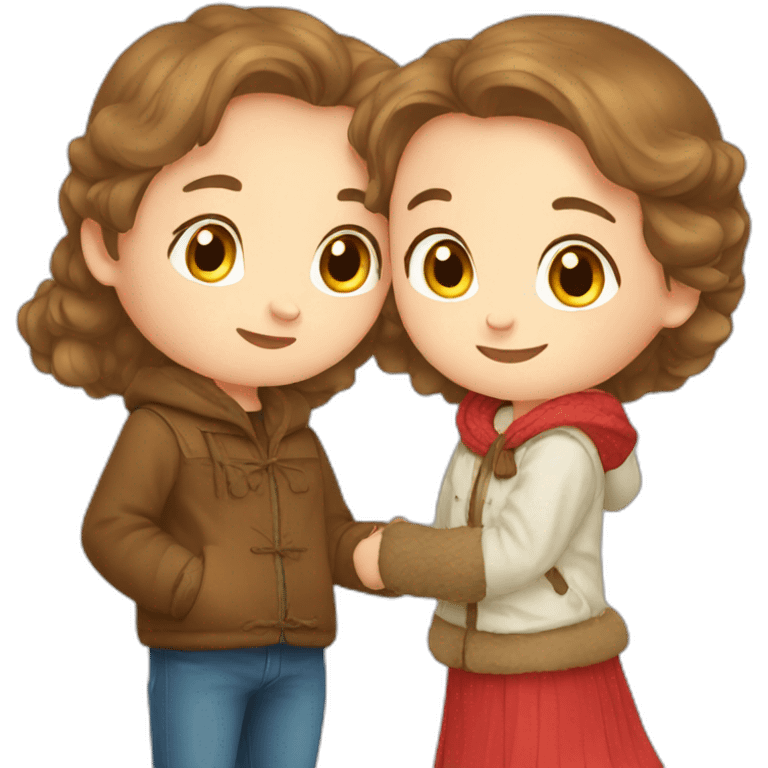 boy and girl bear russia emoji