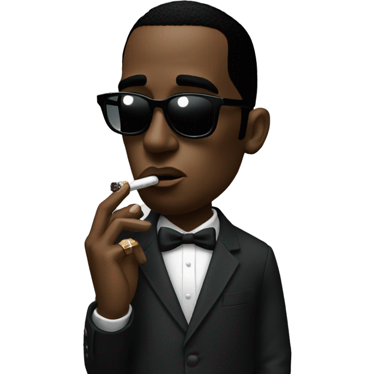 P Diddy smoking a cigarette  emoji