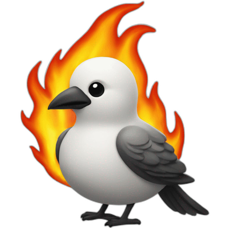 liverpool bird on fire emoji