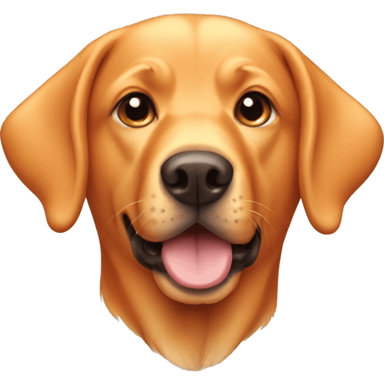 Orange Labrador dog emoji