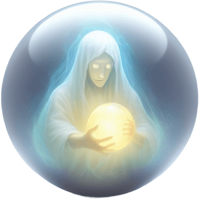 astral projection inside a ball emoji