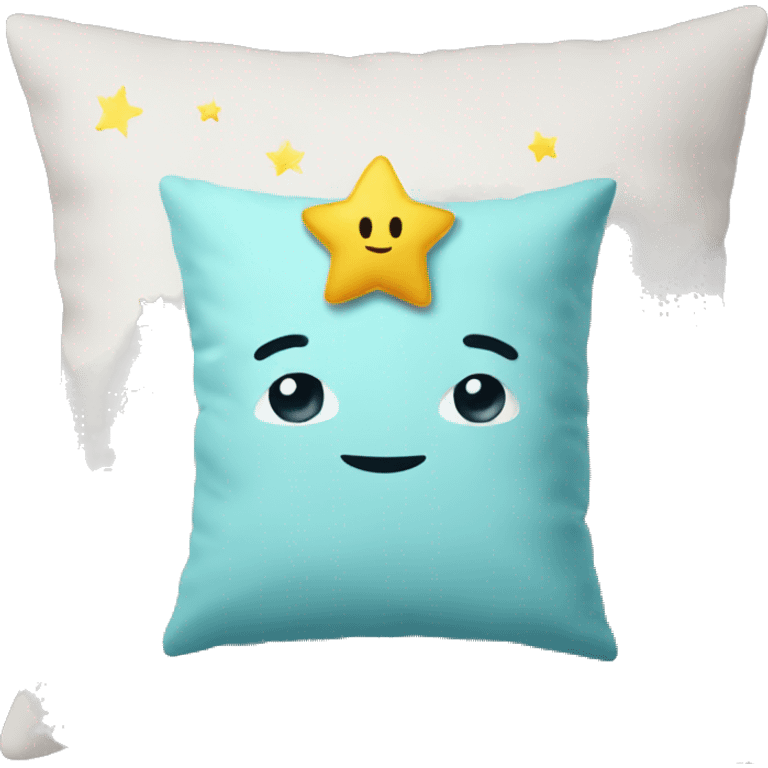 pillow with stars emoji