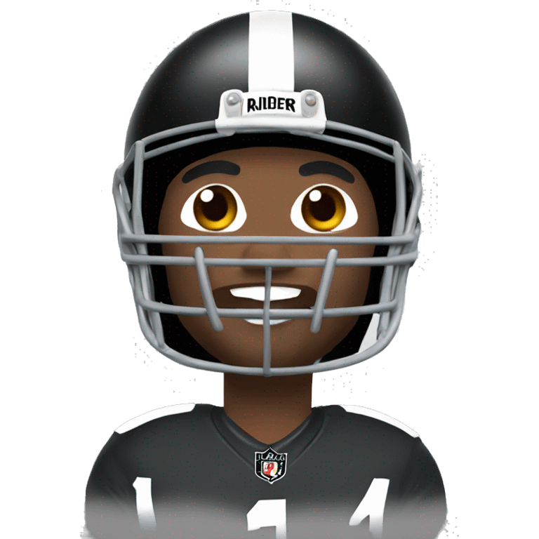 raiders football player emoji