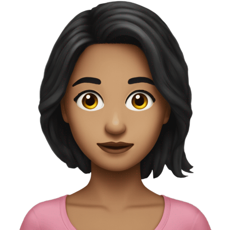 Mikey Madison actress realistic black hair emoji