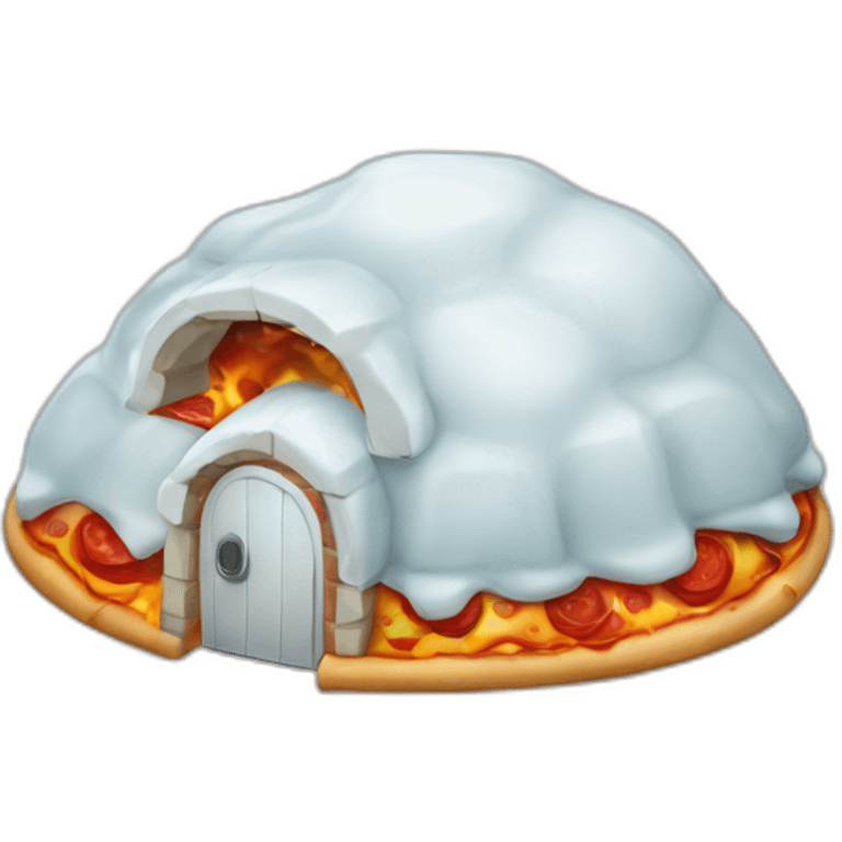 igloo pizza emoji