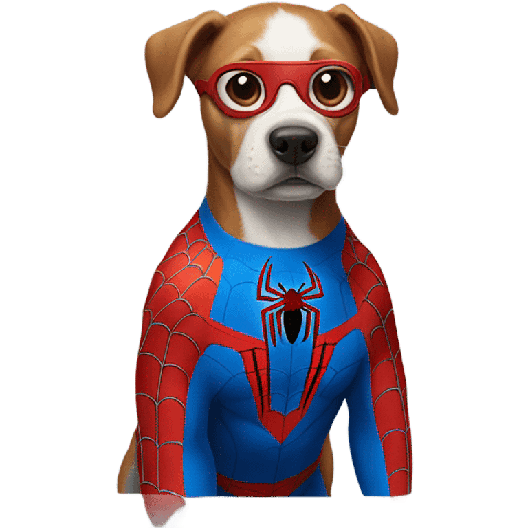 DOG in full SPIDER MAN emoji