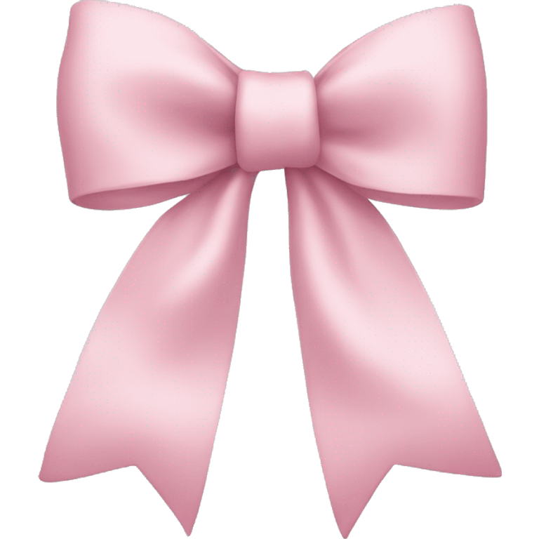 light pink bow emoji