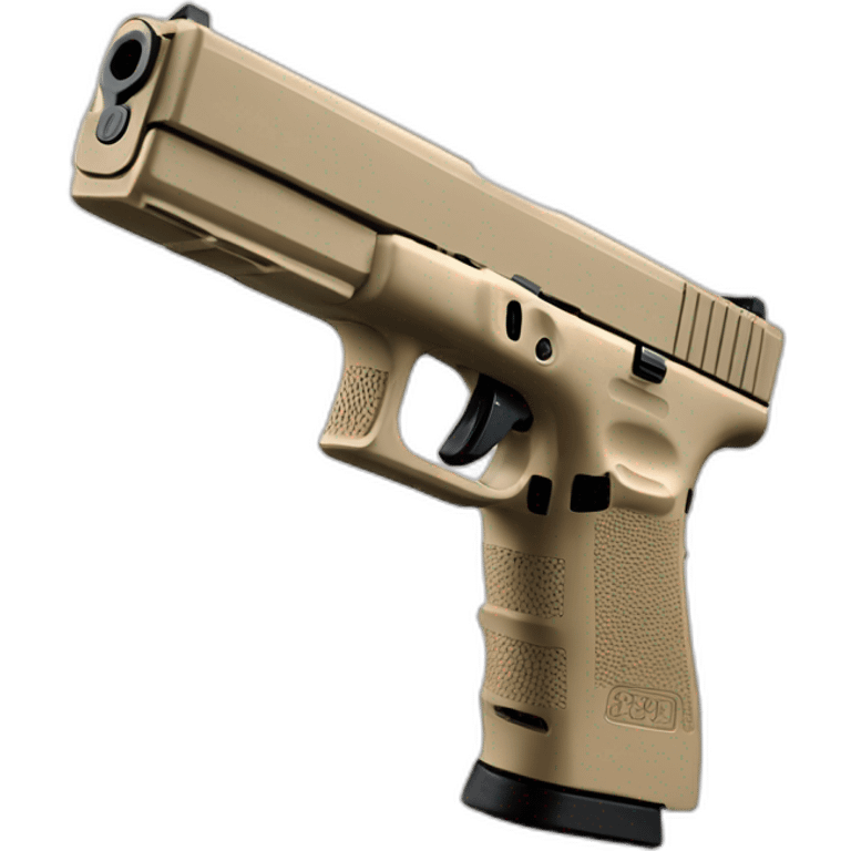 beige glock 17 emoji