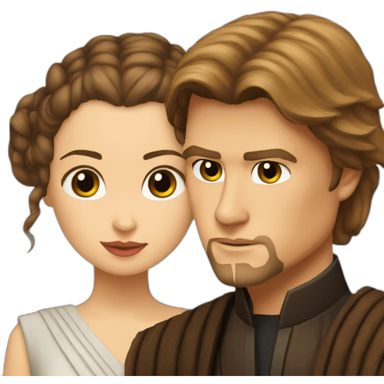 Anakin Skywalker with padme emoji